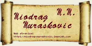 Miodrag Murašković vizit kartica